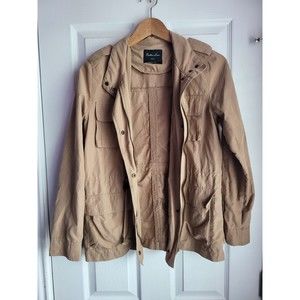 Endless Love Women's Small Tan Khaki Button-Up/Zip Jacket